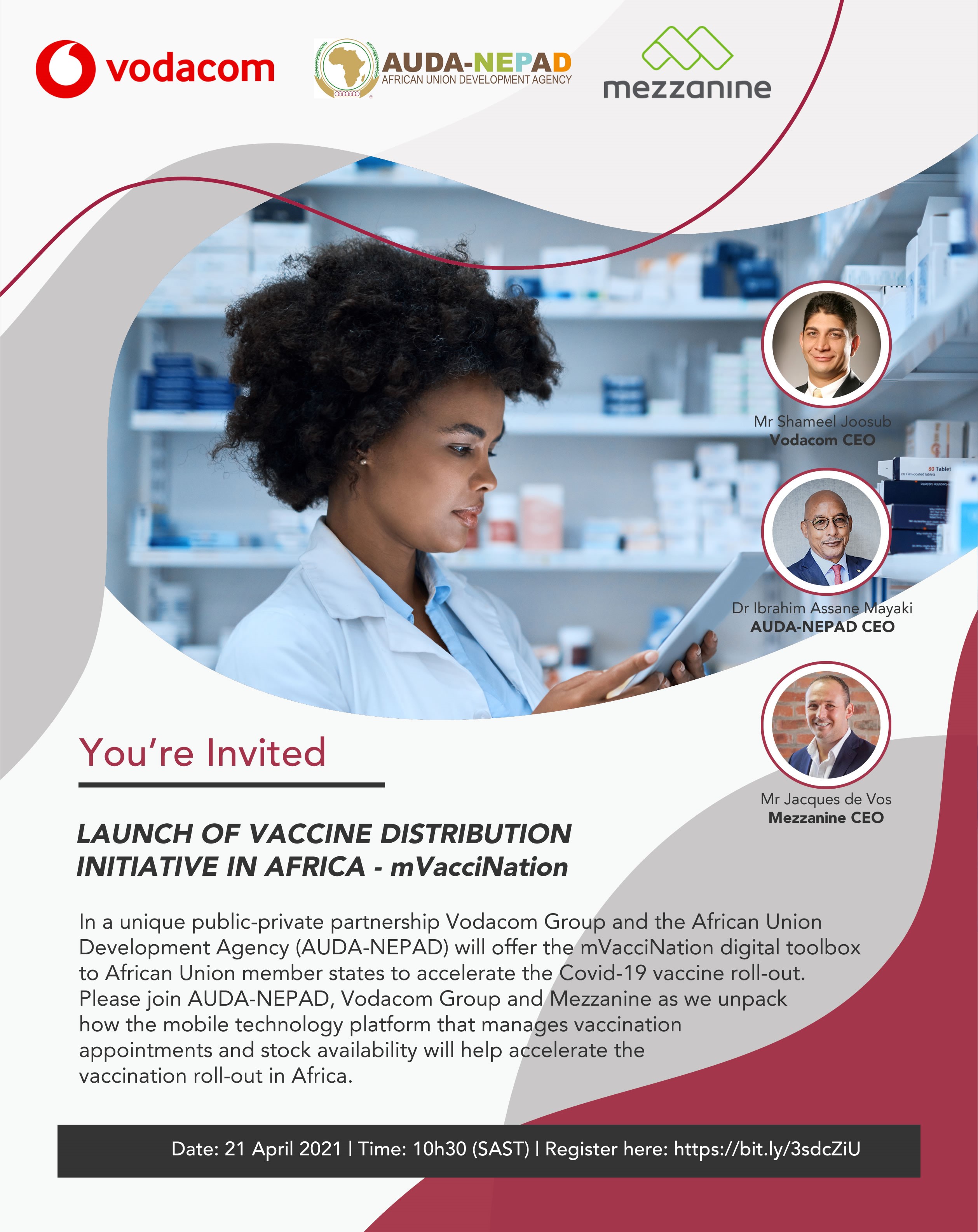 Invitation_Launch of Vaccine Distribution Initiative in Africa - mVacciNation