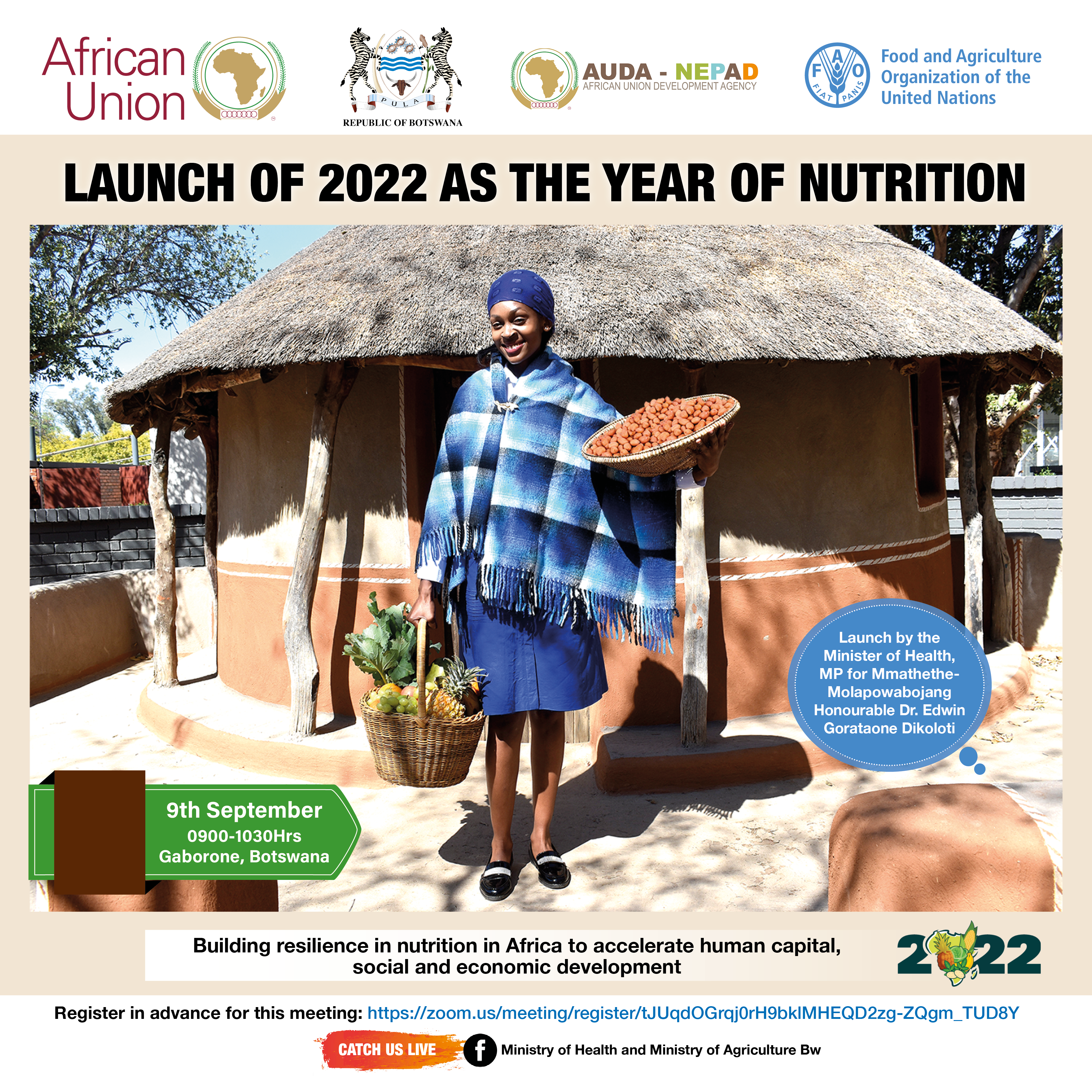 Launch of 2022 As the Year of Nutrition