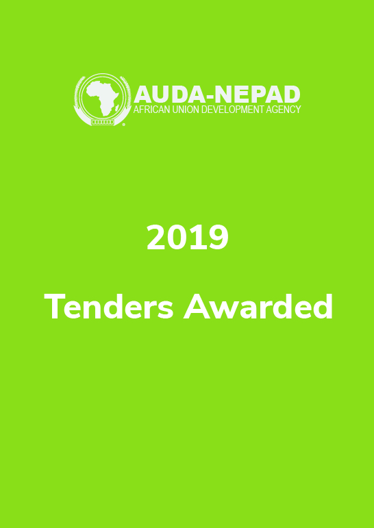 2019 AUDA-NEPAD Tenders Awarded Register