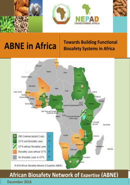 African Biosafety Network of Expertise in Africa – December 2016