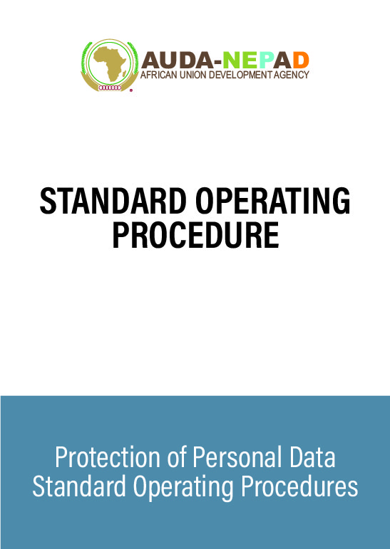 AUDA-NEPAD Protection of Personal Data Standard Operating Procedure