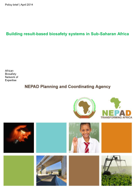 Building result-based biosafety systems in Sub-Saharan Africa
