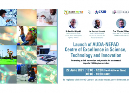 Recording: Launch of AUDA-NEPAD Centre of Excellence in Science, Technology and Innovation