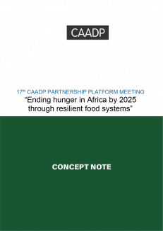 Concept Note: CAADP PP