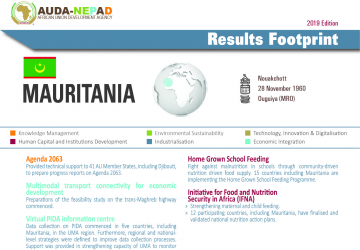 2019 AUDA-NEPAD Footprint: Country Profiles: Mauritania