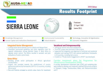 2019 AUDA-NEPAD Footprint: Country Profiles: Sierra Leone
