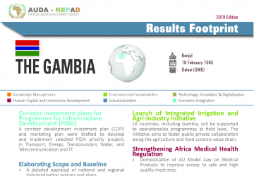 2019 AUDA-NEPAD Footprint: Country Profiles: The Gambia