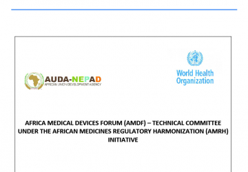 Africa Medical Devices Forum (AMDF) - Technical Committee under the AMRH Initiative