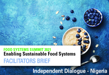 Facilitators Brief: Food Systems Dialogue: Nigeria Independent Dialogue