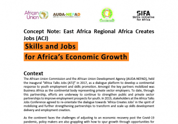 Concept Note: Regional Africa Creates Jobs Workshop: East Africa