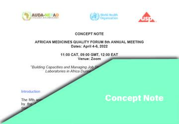 Concept Note: 5th AMQF Annual Meeting