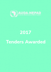 2017: NEPAD Tenders Awarded