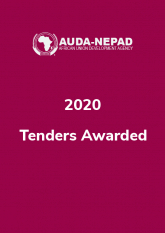 2020 AUDA-NEPAD Tenders Awarded